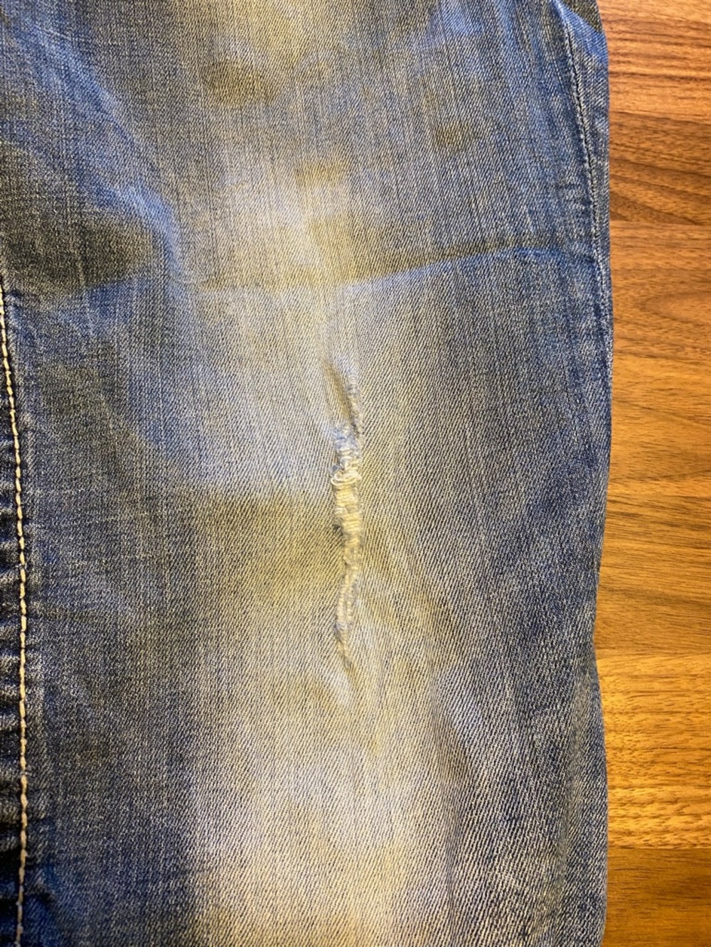 Miss Me Light Blue Faded Crop Jeans with Silver Lace Pockets - Picture 5 of 9